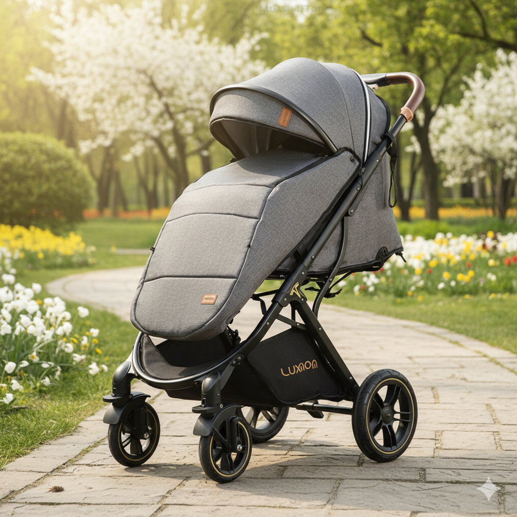The Urban Luxe Stroller: Two-Way & One-Touch Fold