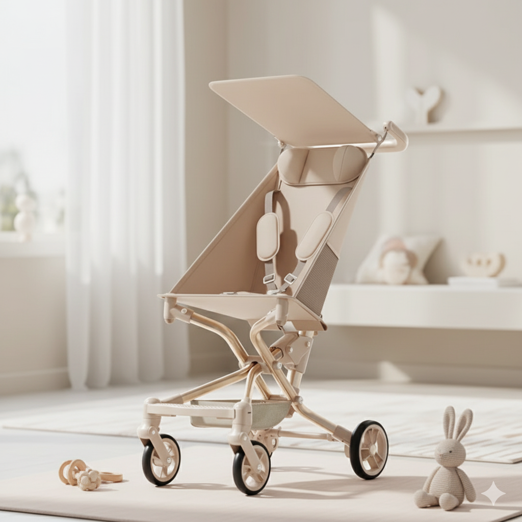 The Pocket Pro Stroller: Ultra-Light, One-Hand Fold Travel Buddy